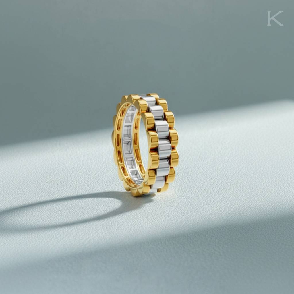 Bloxor Gold Band Ring : WG90002