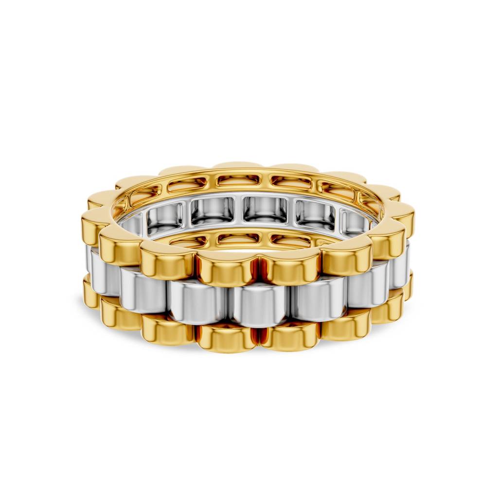 Bloxor Gold Band Ring : WG90002