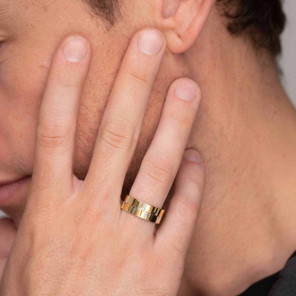 Fortex Gold Band Ring : WG90006