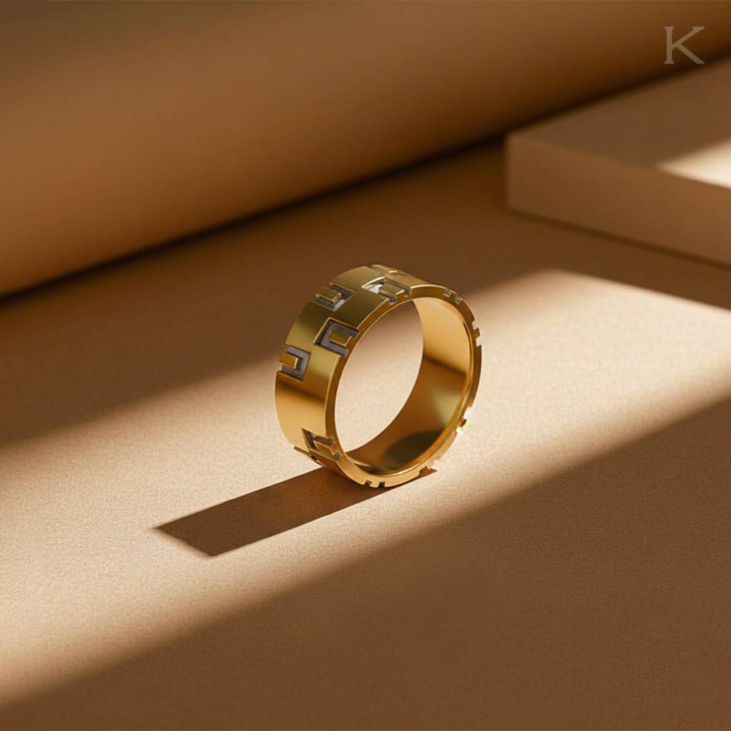 Fortex Gold Band Ring : WG90006