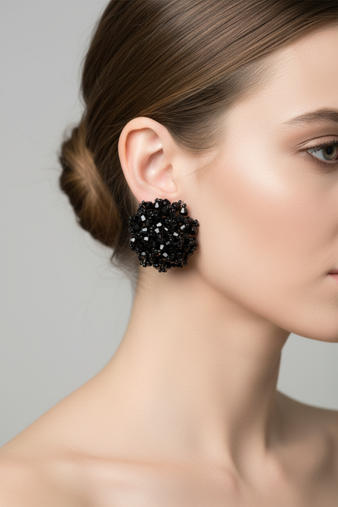 Premium Everyday Studs : CRY-BLK-STBS-ONE-020