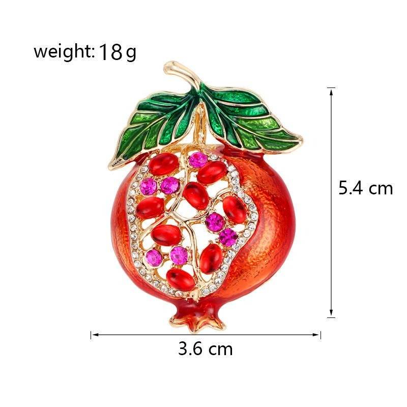 Pomegranate Jewel Brooch : BRP06
