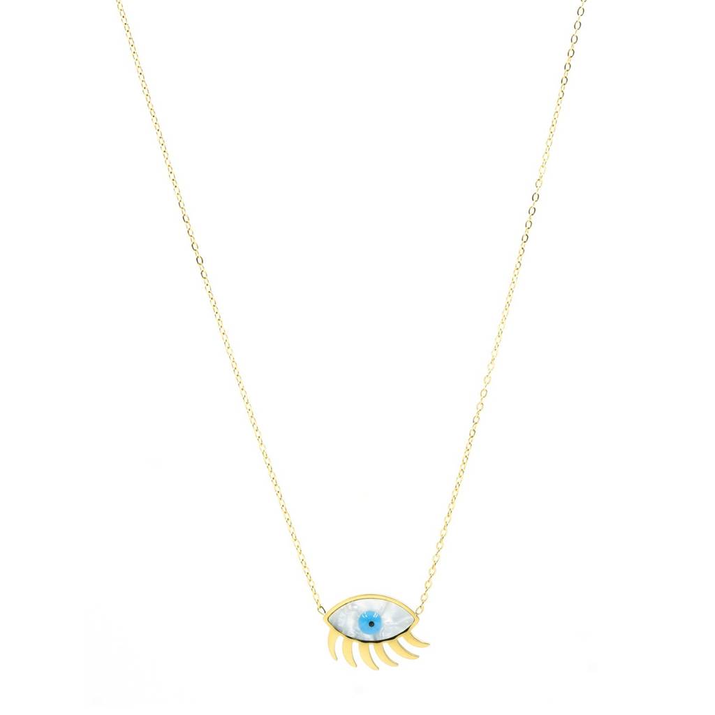Evil Eye Glow Pendant For Women : HSPS60MB0594
