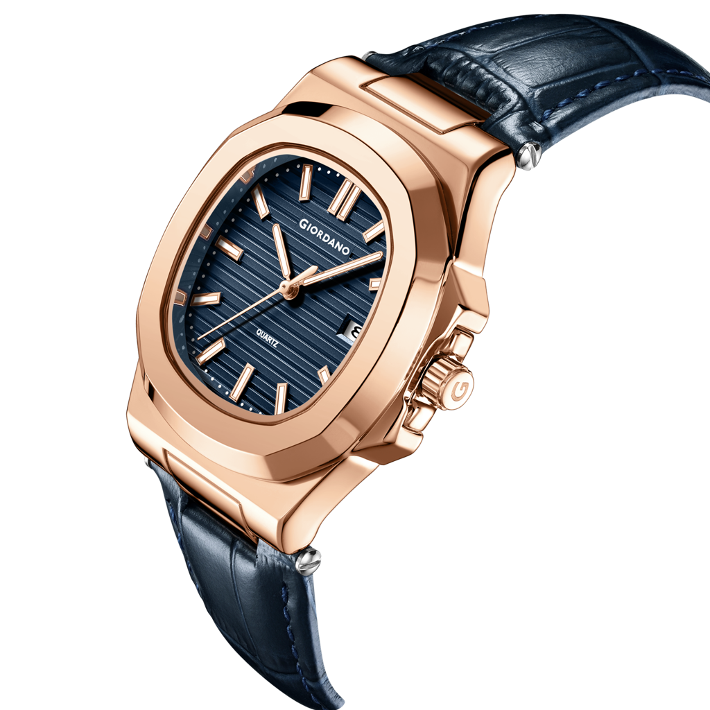 Analog Wrist Watch For Men Stylish Metal Strap With Water Resistant 3 Hand Mechanism For Men And Boys To Complim : GZ-50104-01