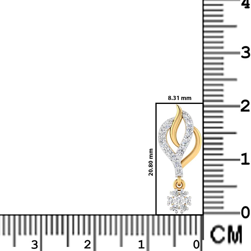 Iski Uski 925 Sterling Silver Baghyawati Dangler Earrings