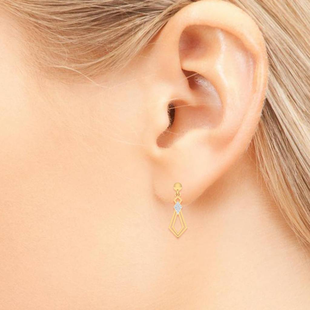Iski Uski 925 Sterling Silver Pallavi Silver Dangler Earrings