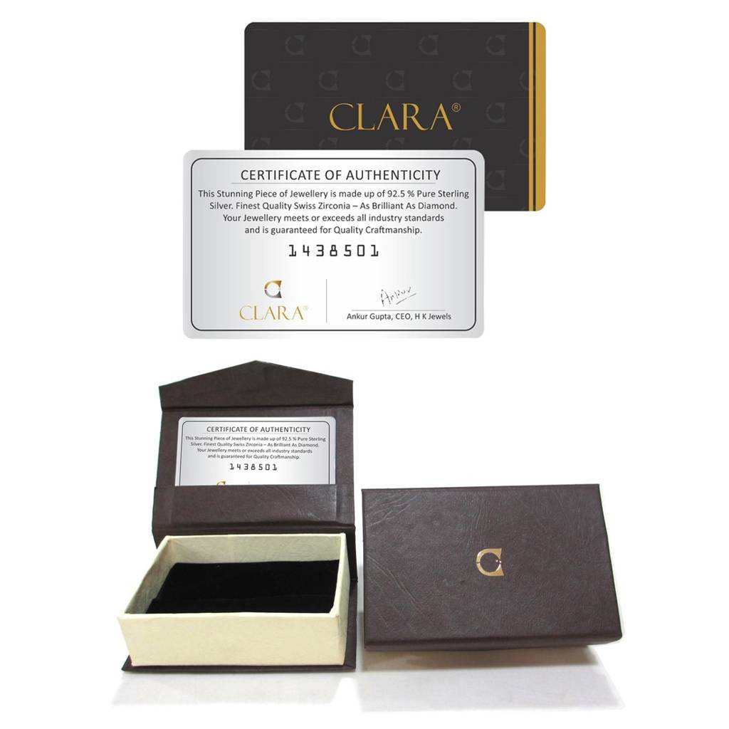 925 Sterling Silver Platinum Plated Daily Wear Lock Drop Earrings Gift For Women & Girls : CSE75