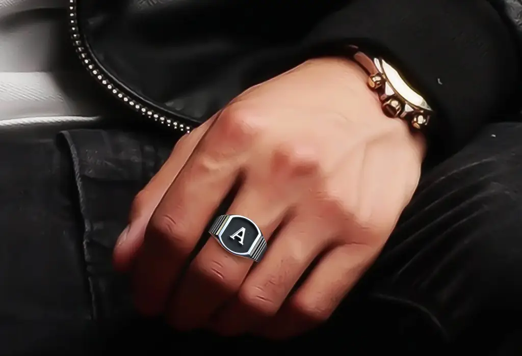 Zeta Alphabet Ring : ZETA-RNG-LETTER-A